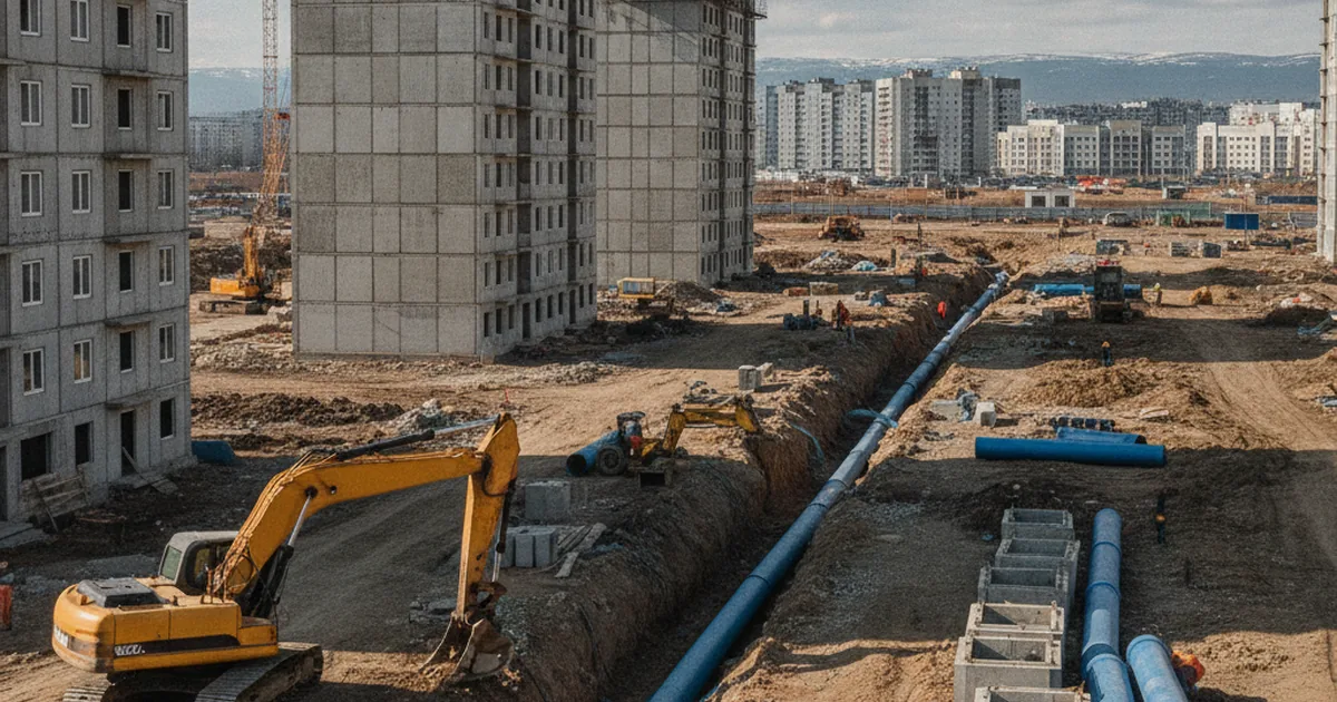 В Новосибирске строят инфраструктуру под ЖК в Клюквенном